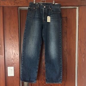 Levi's 501 ‘90s Women’s Dark Blue Straight Leg Jeans